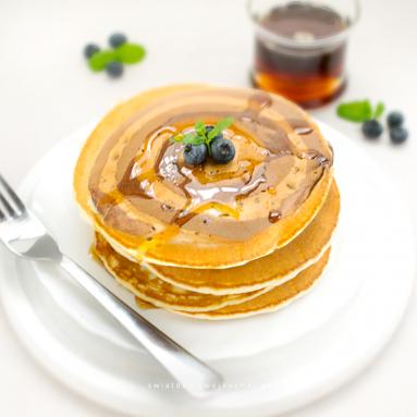 Zdjęcie - Cynamonowe pancake - Przepisy kulinarne ze zdjęciami