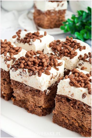 Zdjęcie - Ciasto czekoladowy chrupek - Przepisy kulinarne ze zdjęciami