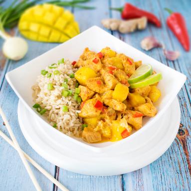 Zdjęcie - Kurczak curry z mango - Przepisy kulinarne ze zdjęciami
