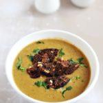 Zdjęcie - Kremowa zupa z suszonych grzybów - Przepisy kulinarne ze zdjęciami