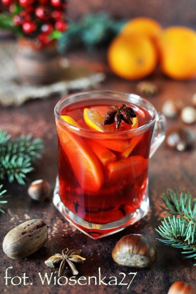 Zdjęcie - Zimowa herbata świąteczna - Przepisy kulinarne ze zdjęciami