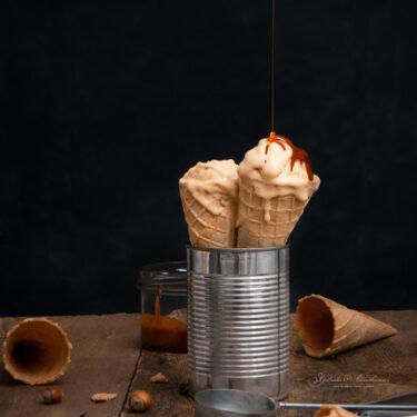Zdjęcie - Lody solony karmel bez maszynki (wegańskie) - Przepisy kulinarne ze zdjęciami
