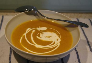 Zdjęcie - Zupa z  dyni  - Przepisy kulinarne ze zdjęciami