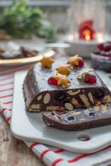 Zdjęcie - Świąteczny blok czekoladowy - Przepisy kulinarne ze zdjęciami