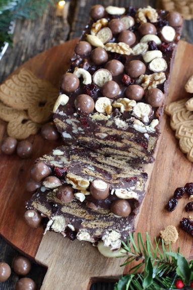 Zdjęcie - Świąteczny blok czekoladowy - Przepisy kulinarne ze zdjęciami