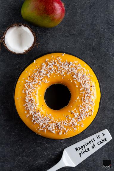 Zdjęcie - Entremet z mango i kokosem na 8. urodziny bloga - Przepisy kulinarne ze zdjęciami