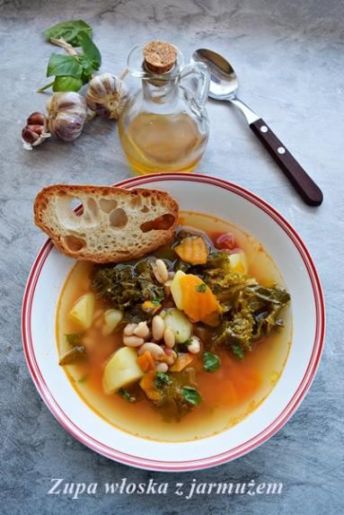 Zdjęcie - Włoska zupa z jarmużem - Napiecyku - Przepisy kulinarne ze zdjęciami