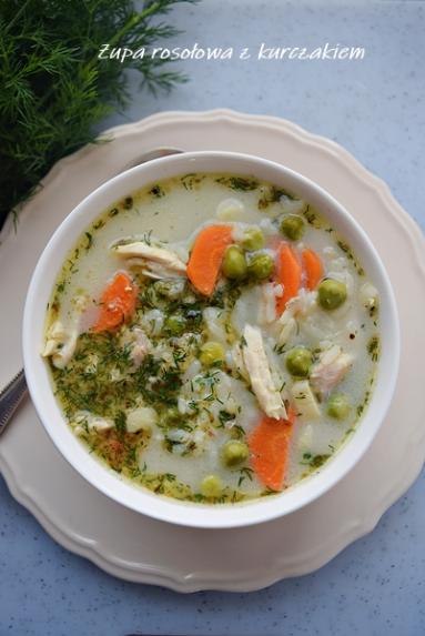 Zdjęcie - Zupa rosołowa z kurczakiem i warzywami - Napiecyku - Przepisy kulinarne ze zdjęciami