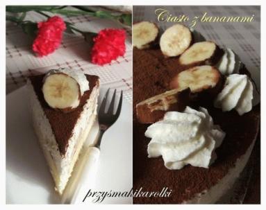 Zdjęcie - Lekkie jak puch ciasto z bananami - Przepisy kulinarne ze zdjęciami
