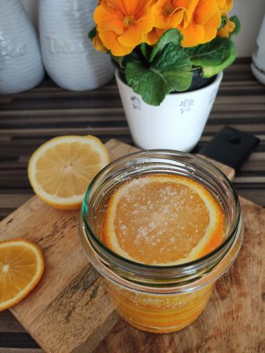 Zdjęcie - Cytryna z pomarańczą do herbaty. - Przepisy kulinarne ze zdjęciami