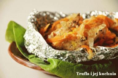 Zdjęcie - Filety rybne z  warzywami  - Przepisy kulinarne ze zdjęciami