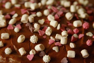 Zdjęcie - Ciasto czekoladowe dla grzecznych  dziewczynek  - Przepisy kulinarne ze zdjęciami