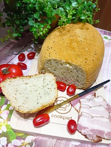 Zdjęcie - Chleb pszenny na drożdżach z czarnuszką - Przepisy kulinarne ze zdjęciami