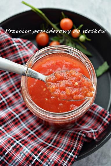 Zdjęcie - Przecier pomidorowy do słoików - Napiecyku - Przepisy kulinarne ze zdjęciami