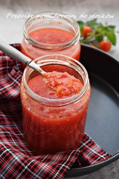 Zdjęcie - Przecier pomidorowy do słoików - Napiecyku - Przepisy kulinarne ze zdjęciami