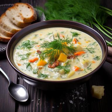 Zdjęcie - Zupa koperkowa - Przepisy kulinarne ze zdjęciami