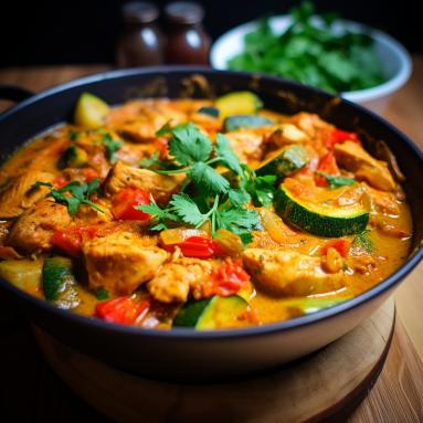 Zdjęcie - Kurczak curry z warzywami. Danie jednogarnkowe w 25 minut - Przepisy kulinarne ze zdjęciami