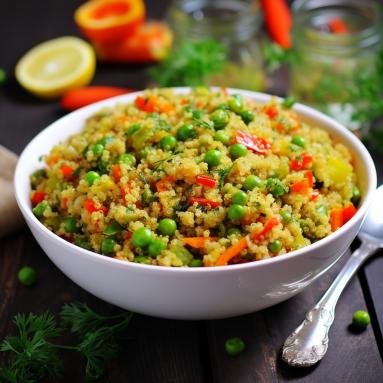 Zdjęcie - &quot;Quinoa z Warzywami - Ekspresowy Obiad dla Zajętych - Przepisy kulinarne ze zdjęciami