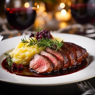 Zdjęcie - Pierś kaczki w domowym sosie z czerwonego wina: idealna propozycja na świąteczny obiad - Przepisy kulinarne ze zdjęciami