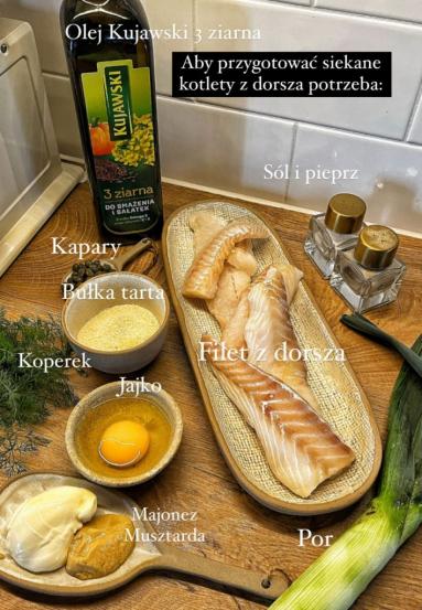 Zdjęcie - Kotlety rybne z dorsza - Przepisy kulinarne ze zdjęciami