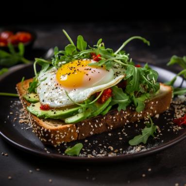 Zdjęcie - Tosty z awokado i jajkiem sadzonym - Przepisy kulinarne ze zdjęciami