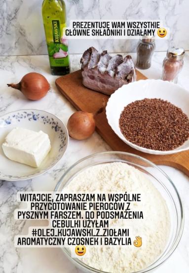 Zdjęcie - Pierogi z kaszą gryczaną i serem - Przepisy kulinarne ze zdjęciami