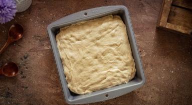 Zdjęcie - Płaski chleb "Łąka ze szparagami" - Przepisy kulinarne ze zdjęciami