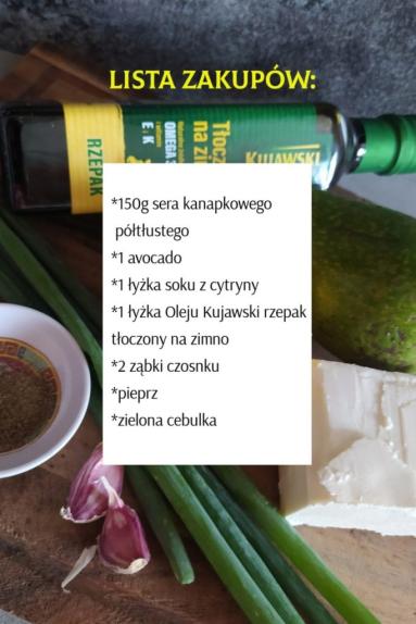 Zdjęcie - Pasta z awokado i serka kanapkowego - Przepisy kulinarne ze zdjęciami