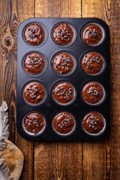 Zdjęcie - Muffinki czekoladowe na oleju - Przepisy kulinarne ze zdjęciami