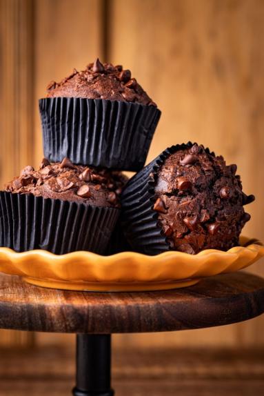 Zdjęcie - Muffinki czekoladowe na oleju - Przepisy kulinarne ze zdjęciami