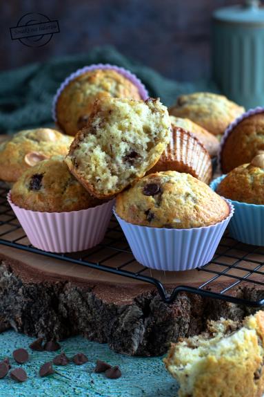 Zdjęcie - Muffinki bananowe - Przepisy kulinarne ze zdjęciami