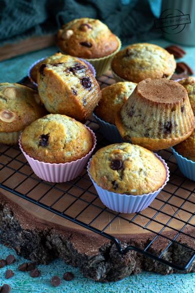 Zdjęcie - Muffinki bananowe - Przepisy kulinarne ze zdjęciami