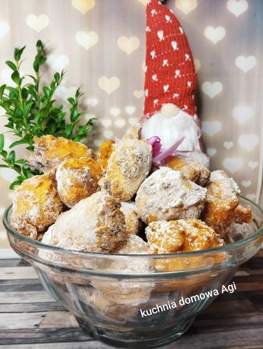 Zdjęcie - Pączki z serkiem MASCARPONE na proszku do pieczenia, łyżką kładzione - Przepisy kulinarne ze zdjęciami