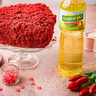 Zdjęcie - Ciasto red velvet na oleju - Przepisy kulinarne ze zdjęciami