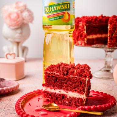 Zdjęcie - Ciasto red velvet na oleju - Przepisy kulinarne ze zdjęciami