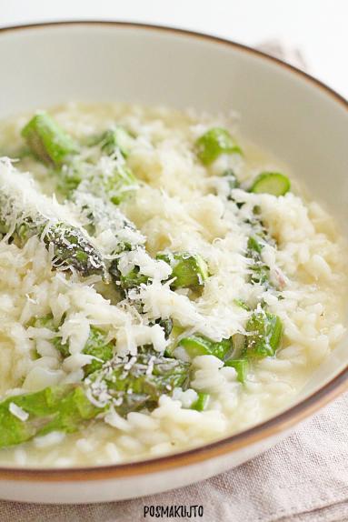 Zdjęcie - Risotto ze szparagami - Przepisy kulinarne ze zdjęciami