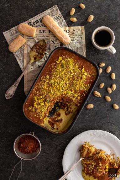 Zdjęcie - Pistacjowe tiramisu - Przepisy kulinarne ze zdjęciami