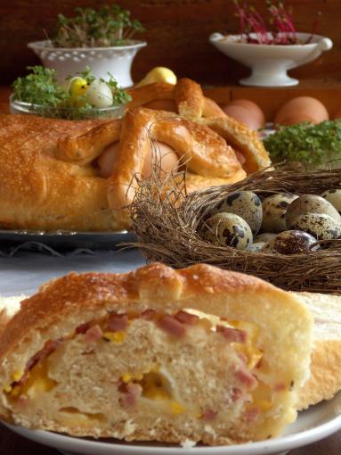 Zdjęcie - Włoski Chleb Wielkanocny-Casatiello Napoletano &#8211; - Przepisy kulinarne ze zdjęciami