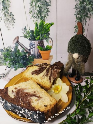 Zdjęcie - Babka-ciasto piaskowe z kakao i polewą kakaową - Przepisy kulinarne ze zdjęciami