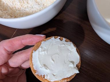Zdjęcie - Ciastka biszkoptowe z nutellą i mascarpone - Przepisy kulinarne ze zdjęciami