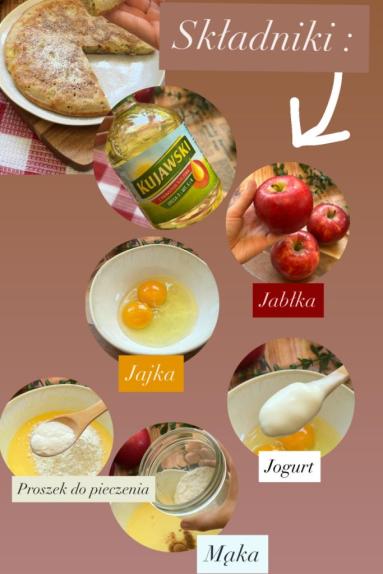 Zdjęcie - Omlet Szarlotka - Przepisy kulinarne ze zdjęciami