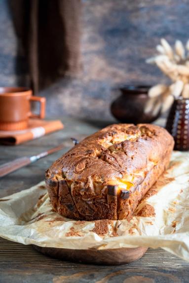 Zdjęcie - Chlebek bananowy ze skyrem - Przepisy kulinarne ze zdjęciami