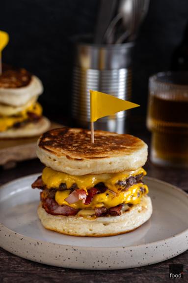Zdjęcie: Pancake smash burger Zdjęcie - Pancake smash burger - Przepisy kulinarne ze zdjęciami