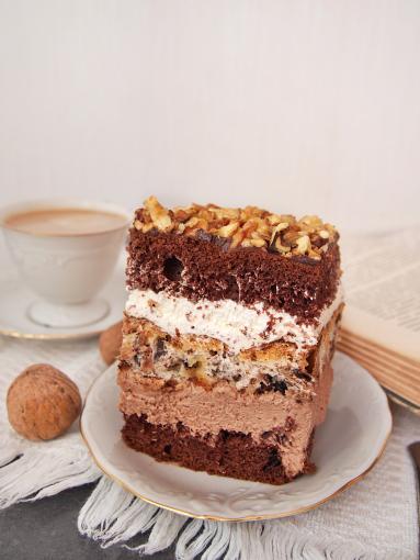 Zdjęcie: Knoppers wysokie, eleganckie i chrupiące jak popularny batonik Zdjęcie - Knoppers wysokie, eleganckie i chrupiące jak popularny batonik - Przepisy kulinarne ze zdjęciami