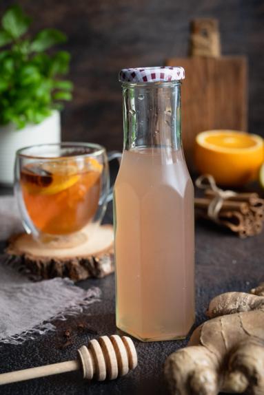 Zdjęcie - Domowy syrop imbirowy - Przepisy kulinarne ze zdjęciami