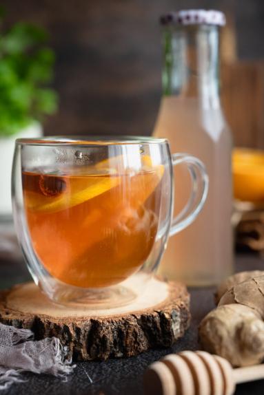 Zdjęcie - Domowy syrop imbirowy - Przepisy kulinarne ze zdjęciami