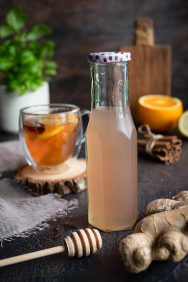 Zdjęcie - Domowy syrop imbirowy - Przepisy kulinarne ze zdjęciami