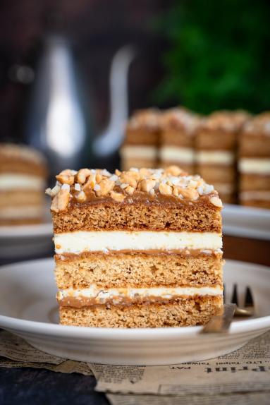 Zdjęcie - Miodownik z kajmakiem i mlekiem w proszku - Przepisy kulinarne ze zdjęciami