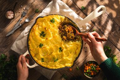 Zdjęcie: Wegetariańska zapiekanka pasterska Zdjęcie - Wegetariańska zapiekanka pasterska - Przepisy kulinarne ze zdjęciami