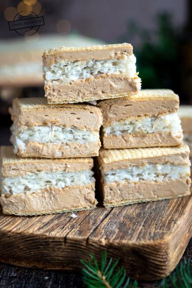 Zdjęcie - Wafle kokosowo-czekoladowe - Przepisy kulinarne ze zdjęciami